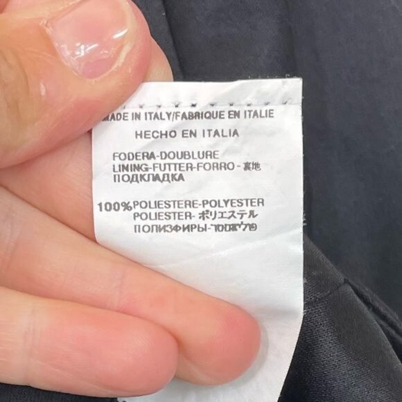 Valentino Hiver 2008 Black Evening Blazer Jacket Ruffled Neckline Satin Tie Sz 4 - Picture 8 of 10